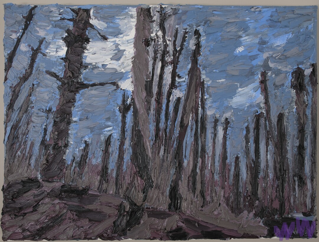 Impasto, impressionist, landscape painting