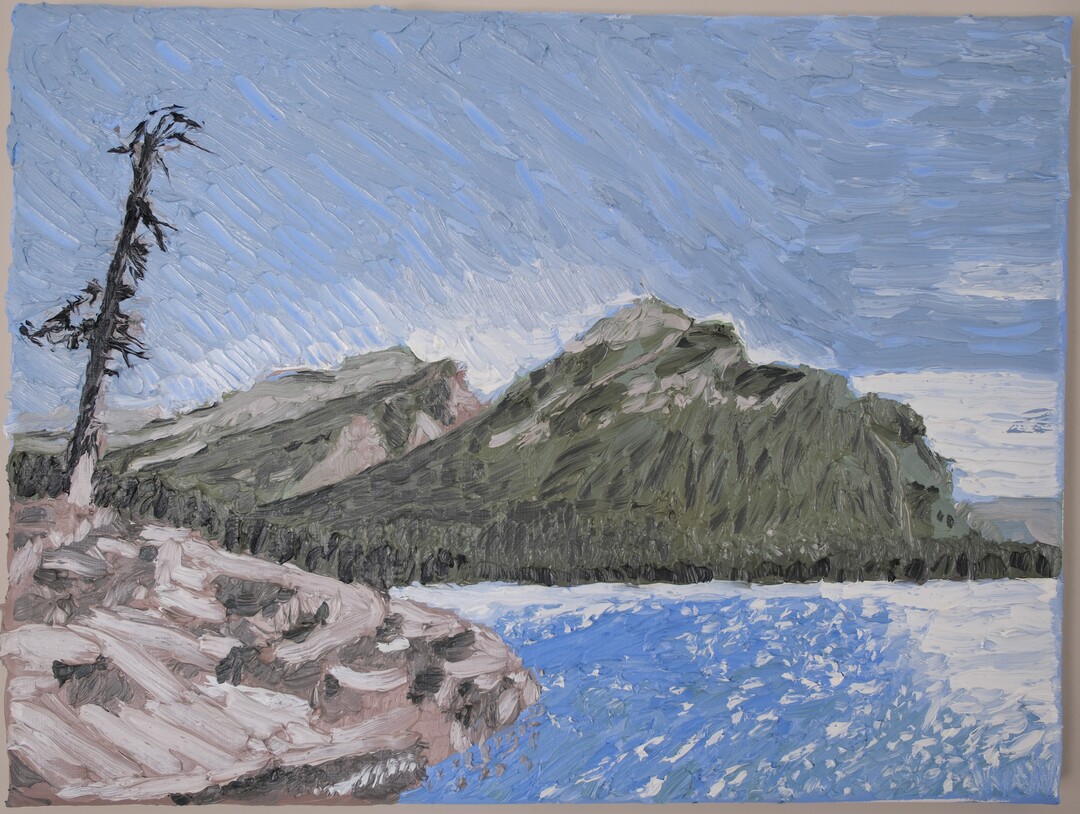 Impasto, impressionist, landscape painting