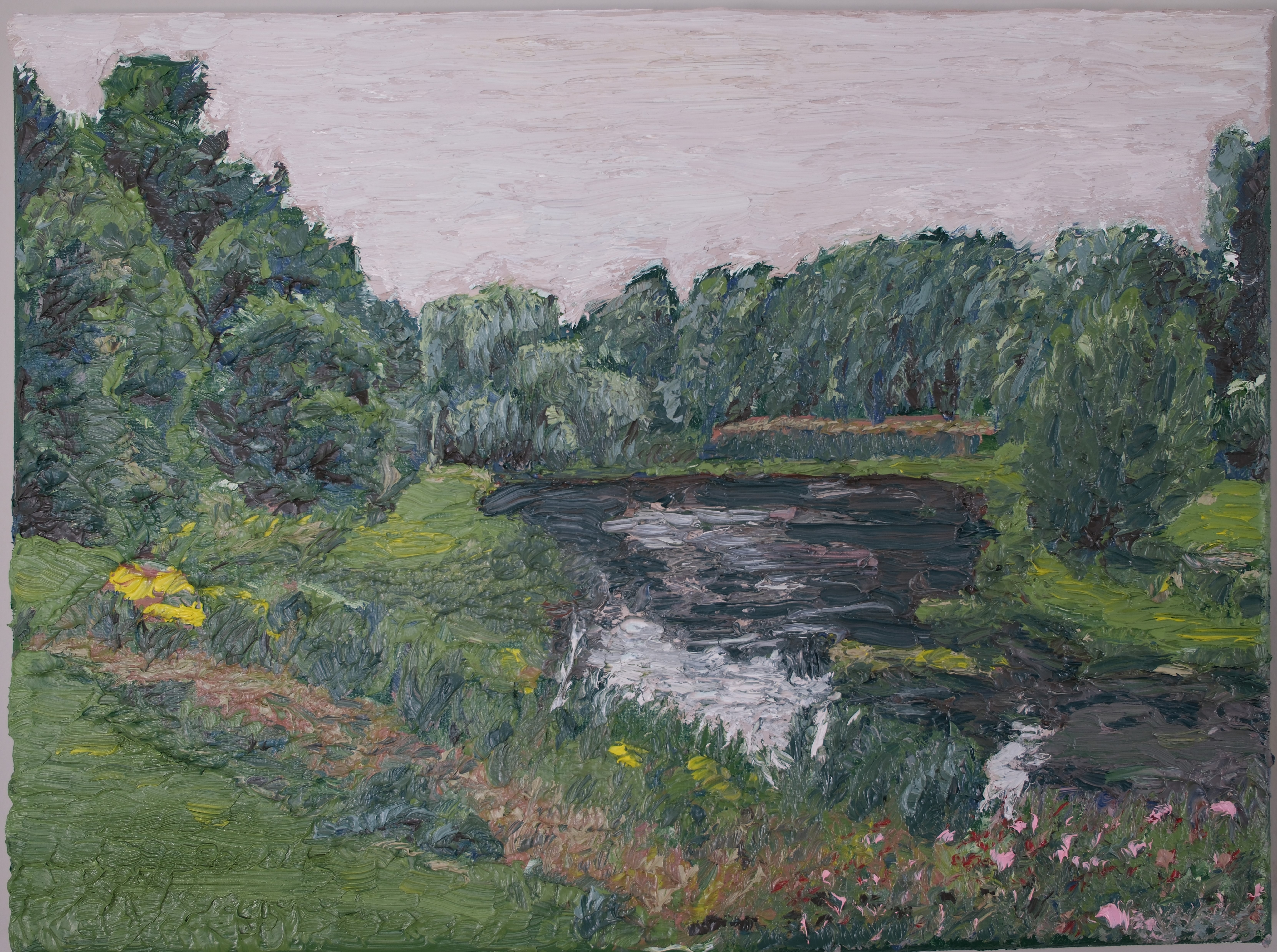 Impasto, impressionist, landscape painting