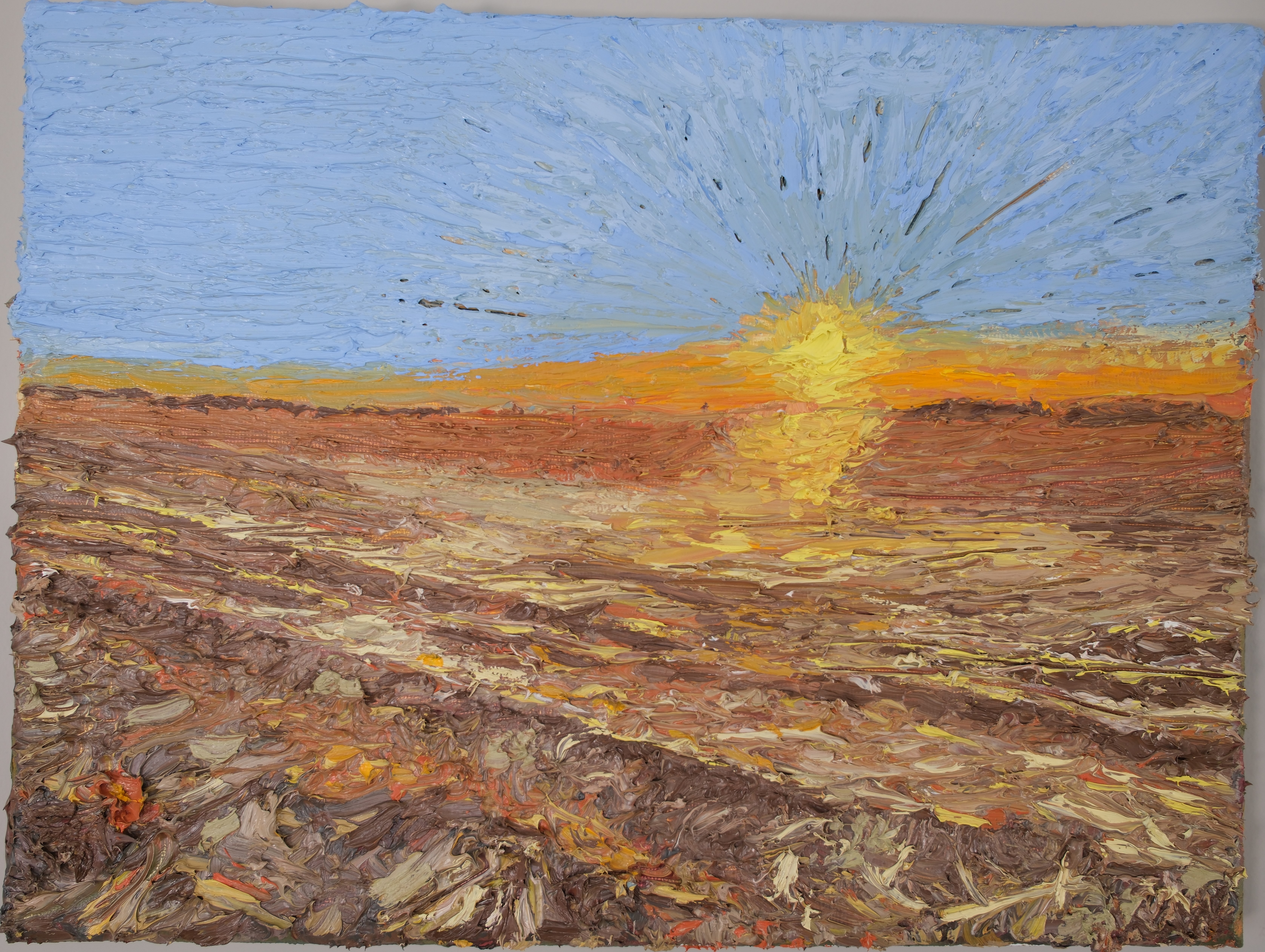 Impasto, impressionist, landscape painting