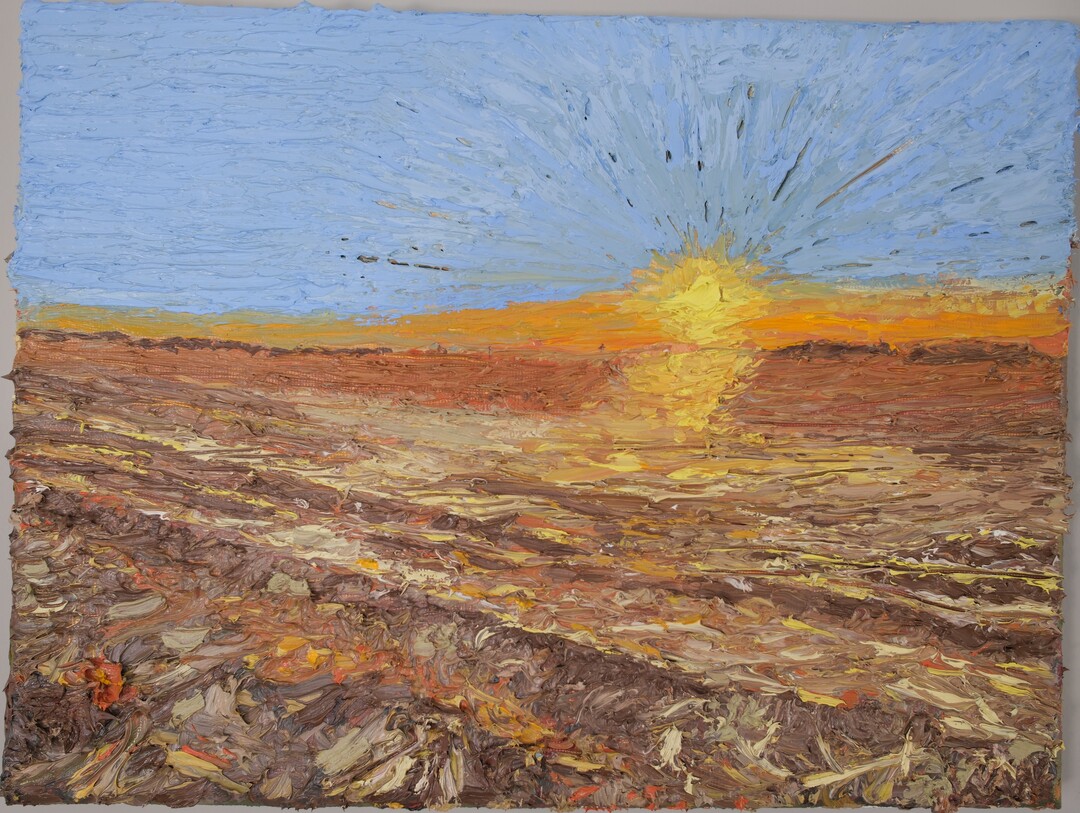 Impasto, impressionist, landscape painting