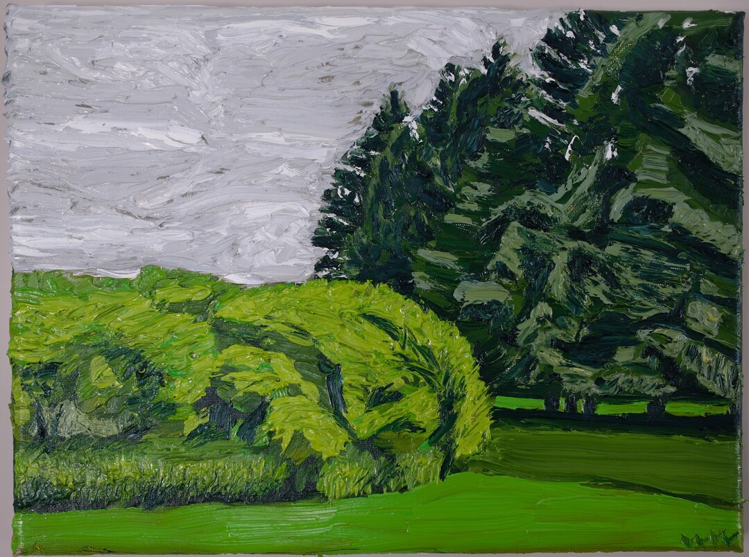 Impasto, impressionist, landscape painting