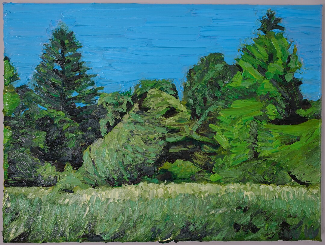 Impasto, impressionist, landscape painting