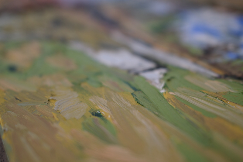 9" by 12" oil on canvas